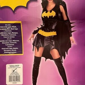 Bat Girl (Black and Yellow Superhero Costume); small